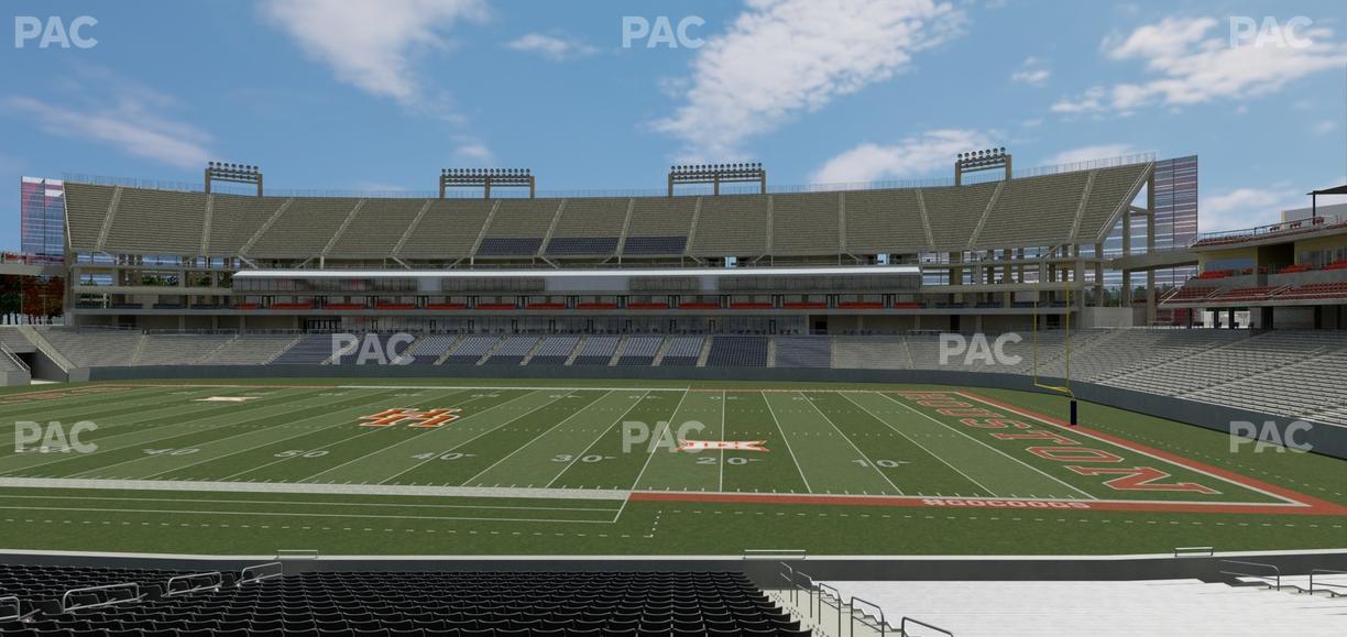 TDECU Stadium - Section 127 Seat View