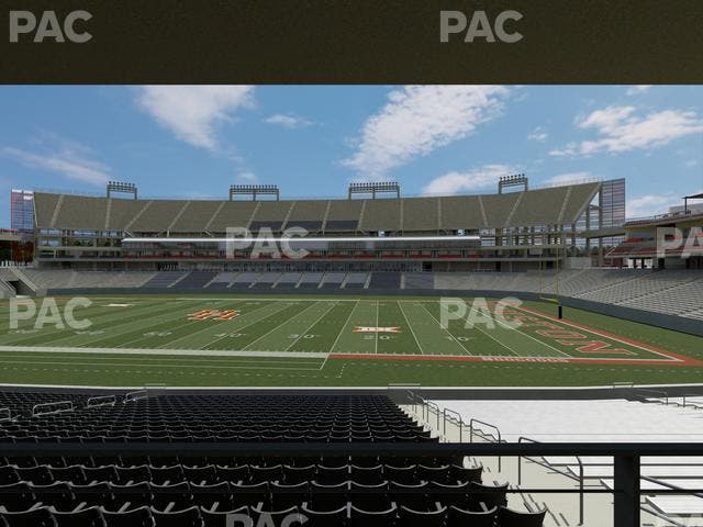 TDECU Stadium - Section 127 Seat View