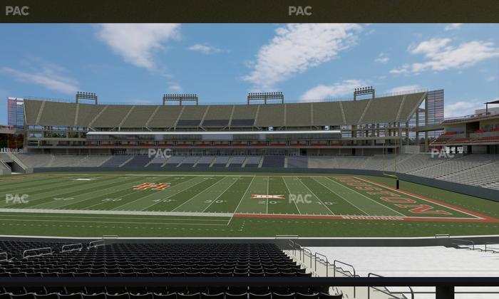 TDECU Stadium - Section 127 Seat View