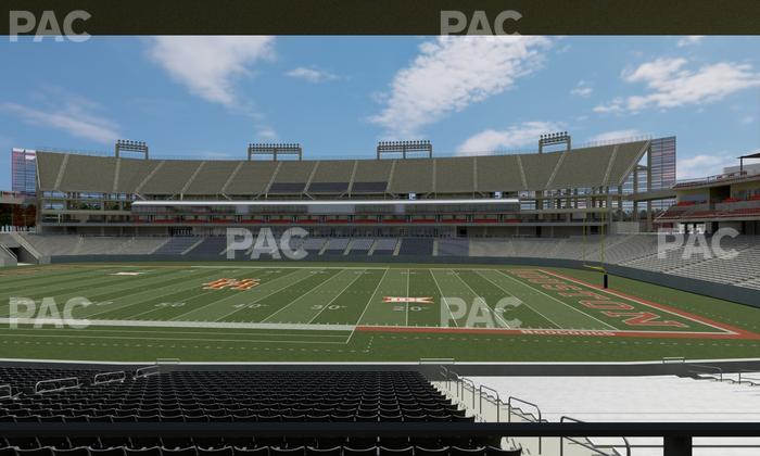 TDECU Stadium - Section 127 Seat View