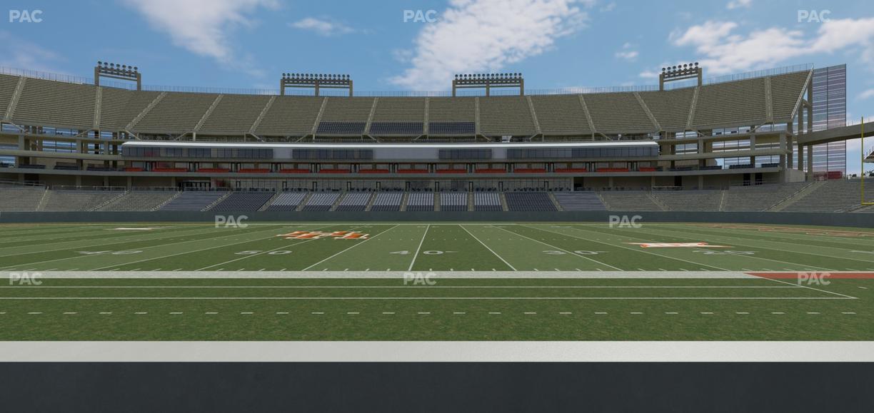 TDECU Stadium - Section 128 Seat View