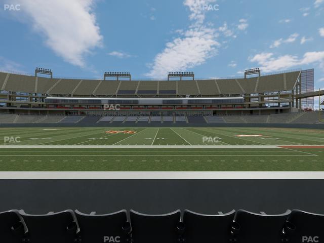 TDECU Stadium - Section 128 Seat View