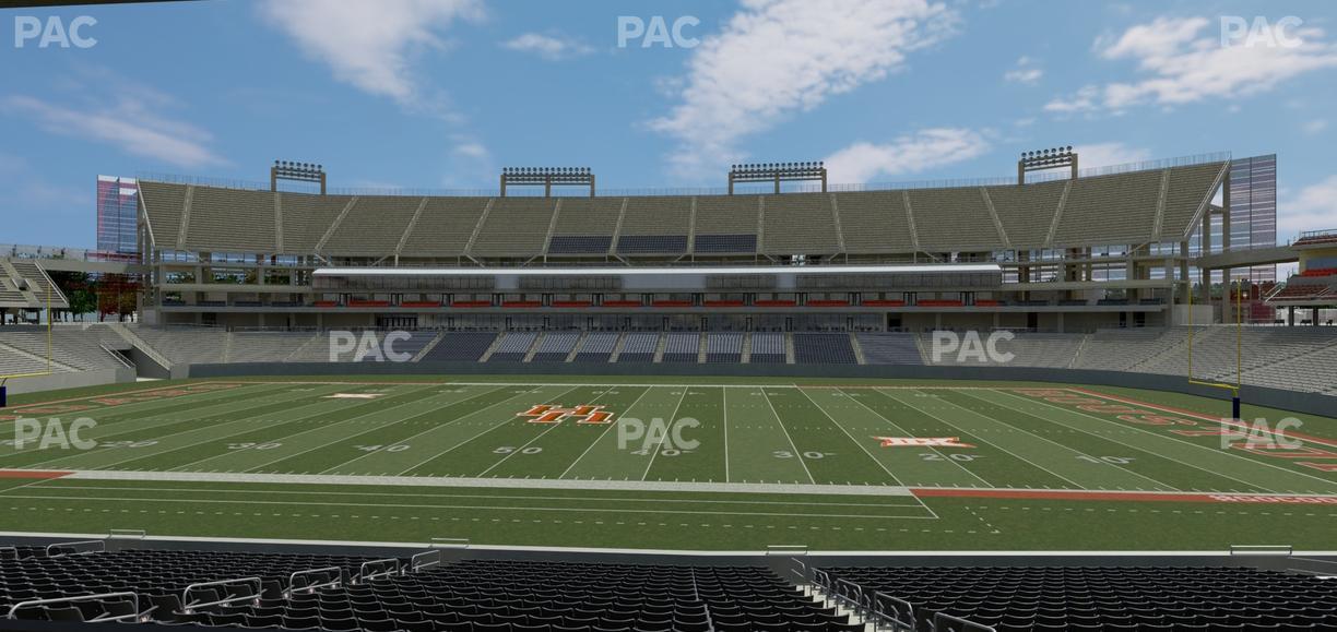 TDECU Stadium - Section 128 Seat View