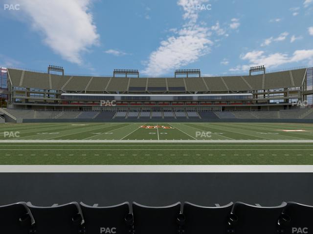 TDECU Stadium - Section 129 Seat View