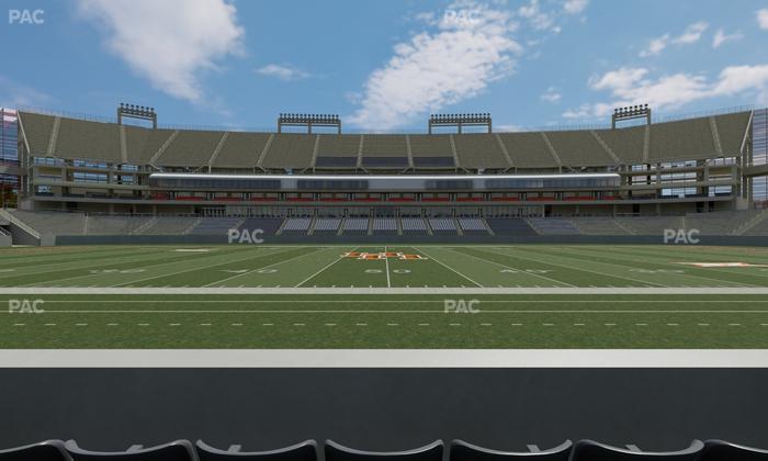 TDECU Stadium - Section 129 Seat View