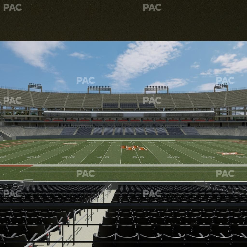 TDECU Stadium - Section 129 Seat View