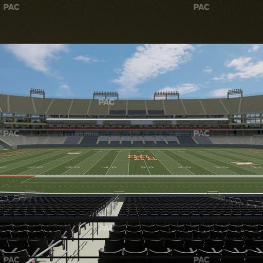 TDECU Stadium - Section 129 Seat View