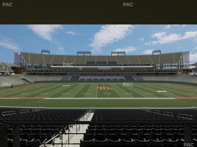 TDECU Stadium - Section 129 Seat View