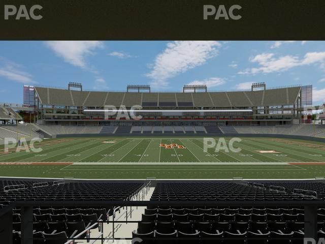 TDECU Stadium - Section 129 Seat View