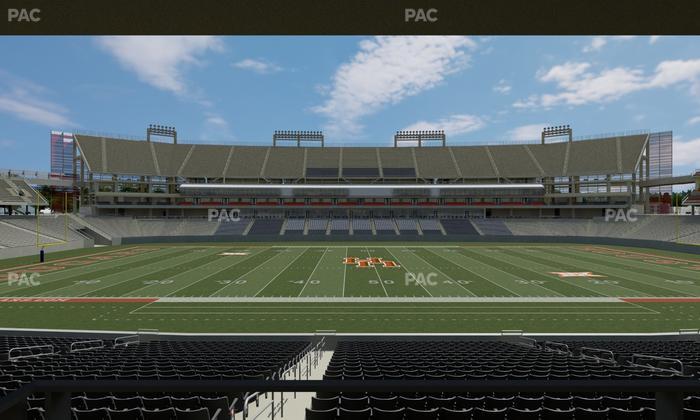 TDECU Stadium - Section 129 Seat View
