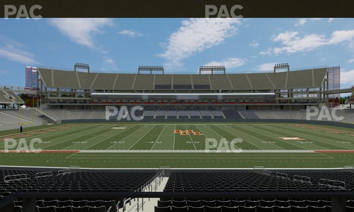 TDECU Stadium - Section 129 Seat View