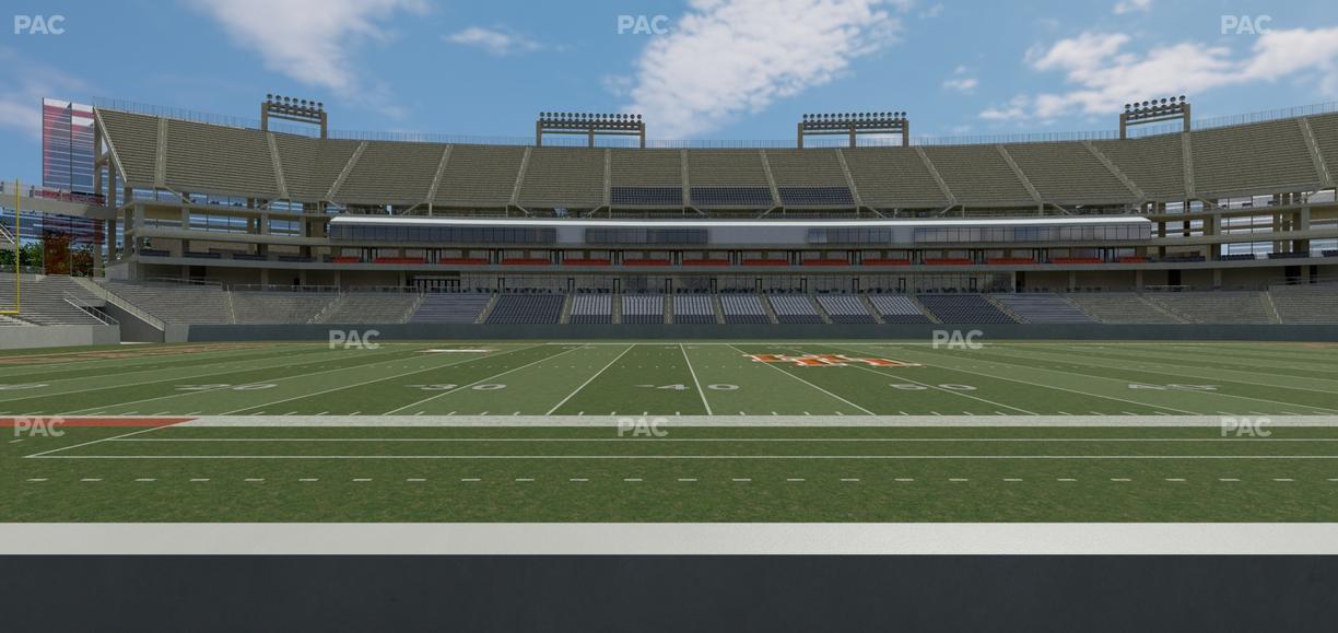 TDECU Stadium - Section 130 Seat View