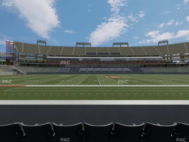TDECU Stadium - Section 130 Seat View