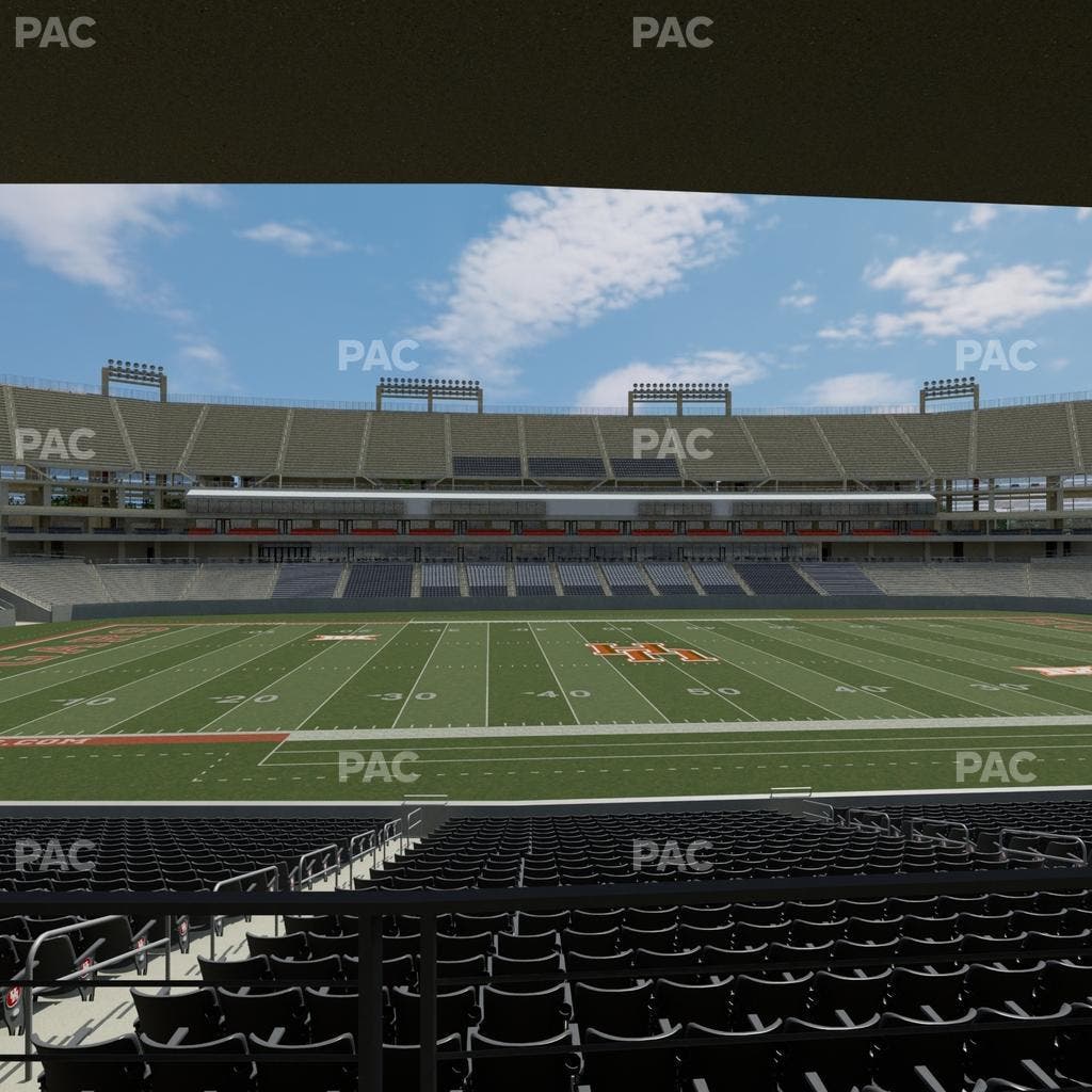 TDECU Stadium - Section 130 Seat View