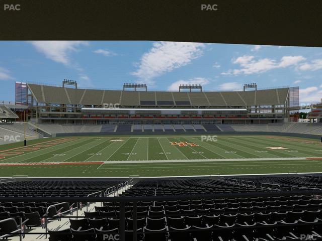 TDECU Stadium - Section 130 Seat View