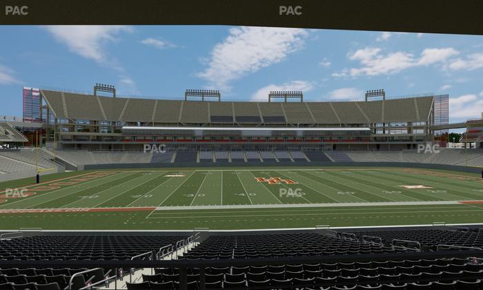TDECU Stadium - Section 130 Seat View