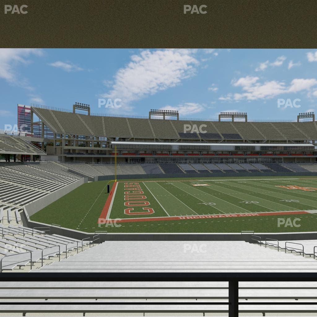 TDECU Stadium - Section 133 Seat View