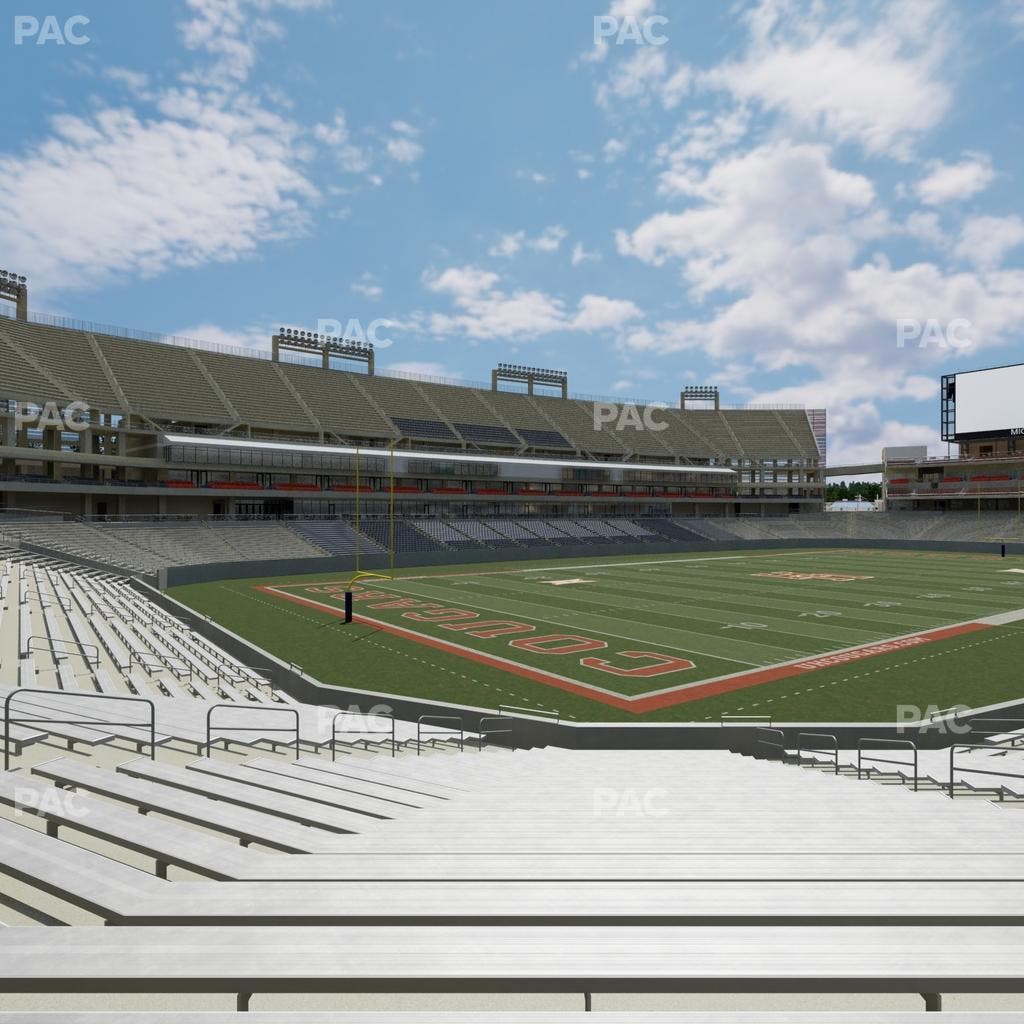 TDECU Stadium - Section 135 Seat View