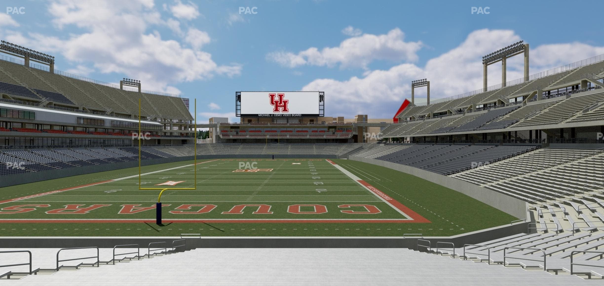 TDECU Stadium - Section 137 Seat View
