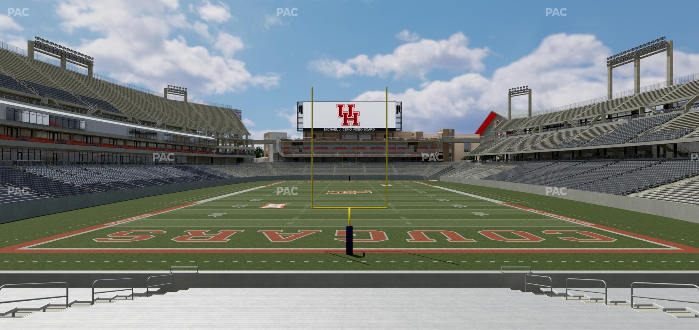 TDECU Stadium - Section 138 Seat View