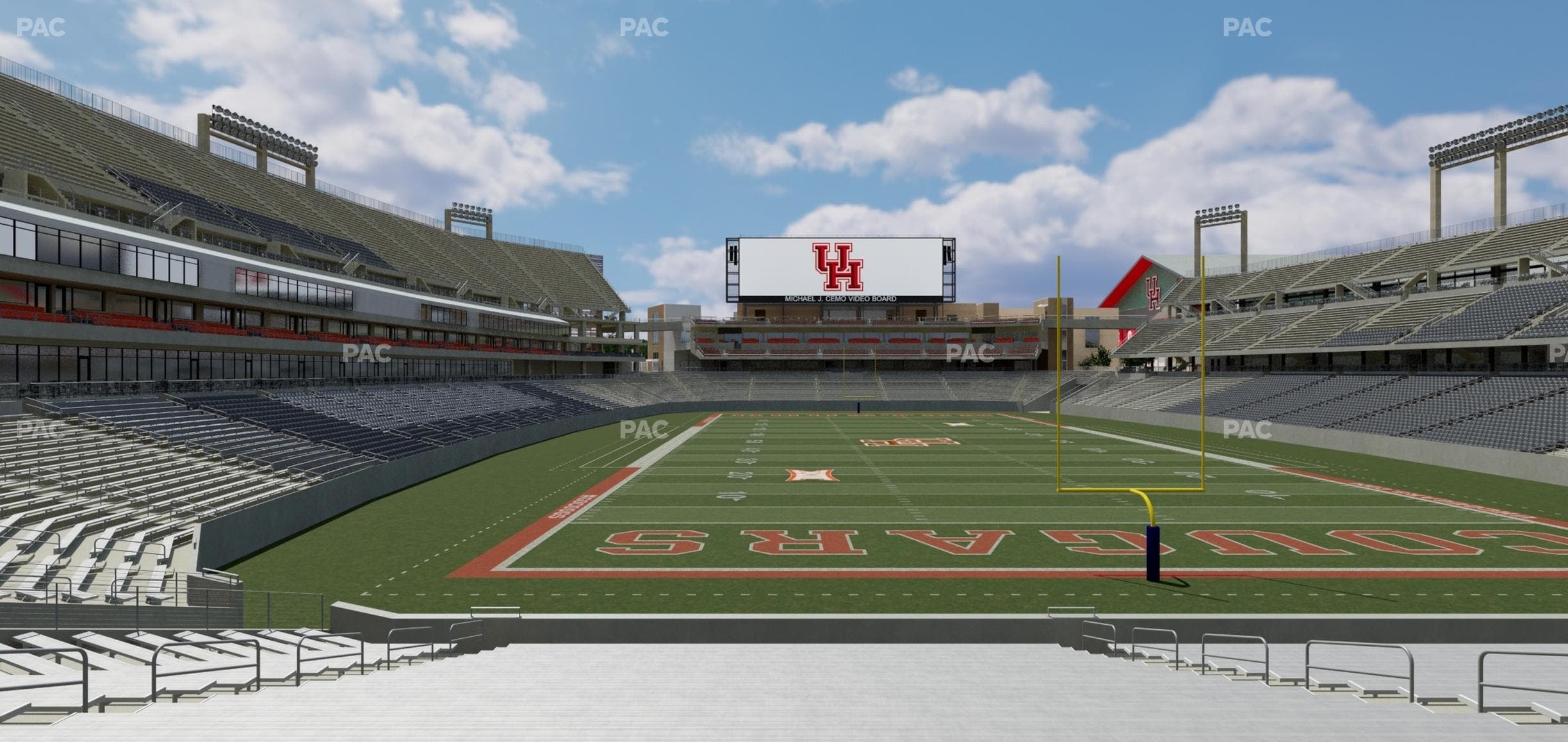 TDECU Stadium - Section 139 Seat View