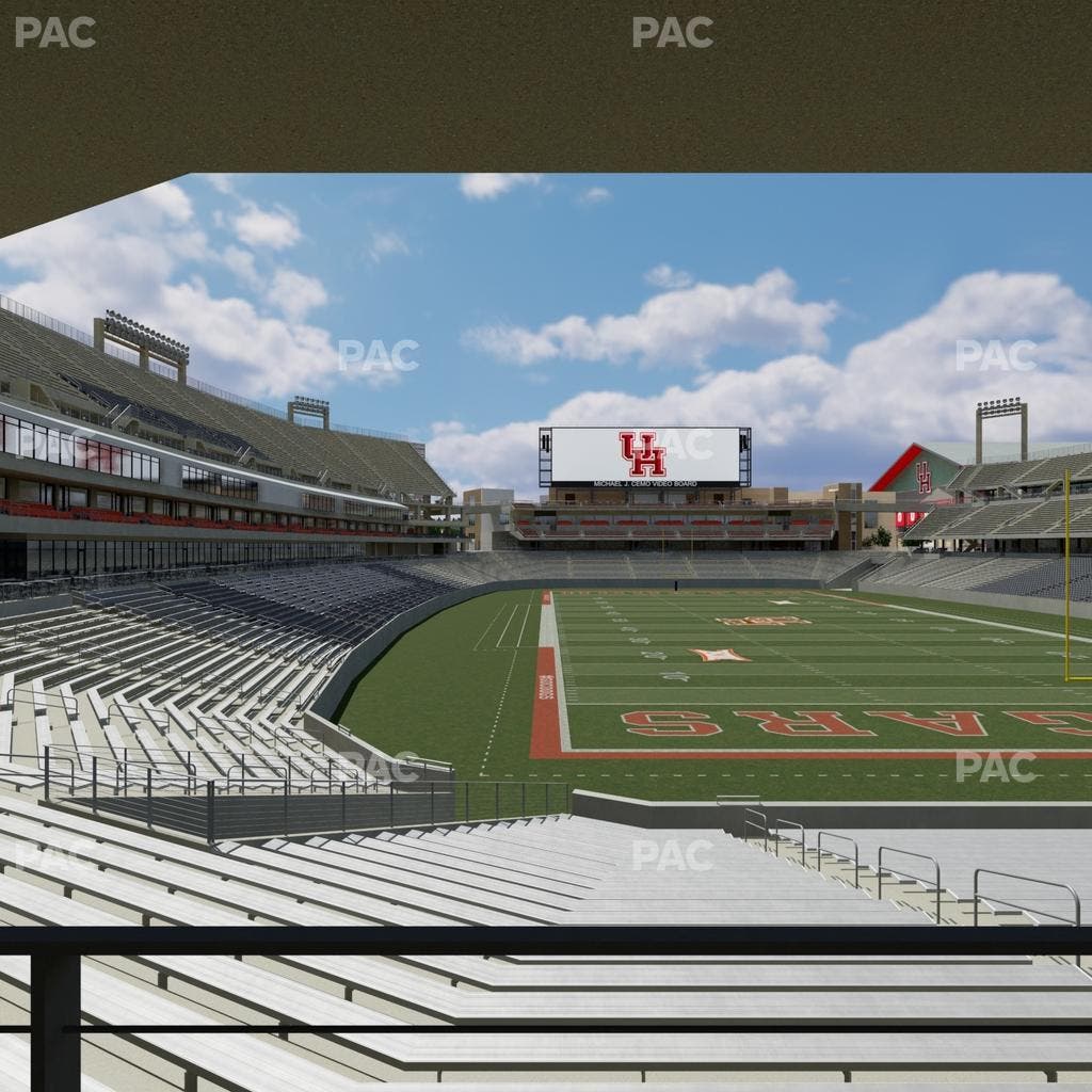 TDECU Stadium - Section 140 Seat View