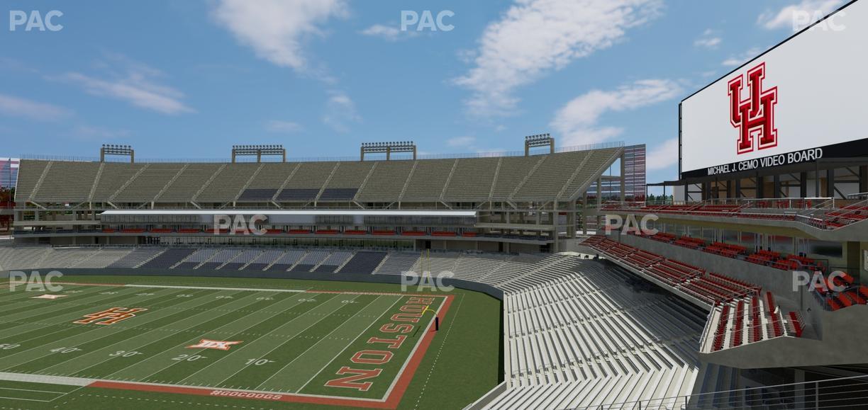 TDECU Stadium - Section 224 Seat View