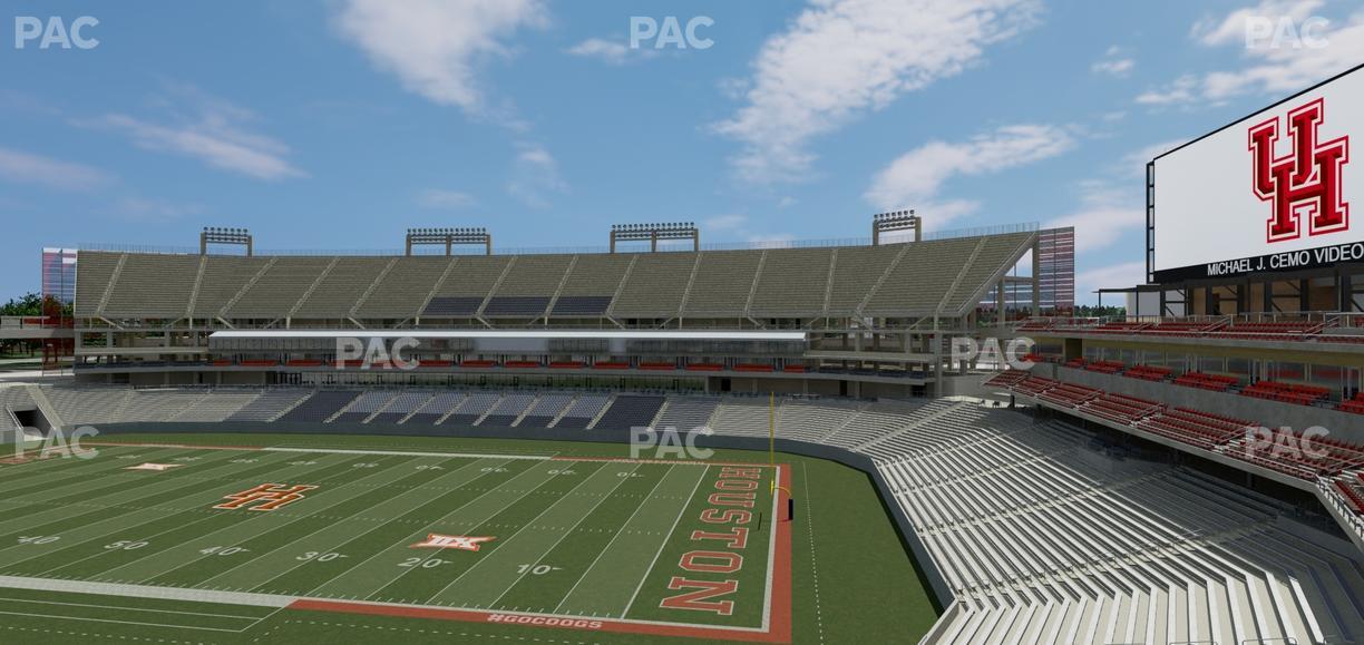 TDECU Stadium - Section 225 Seat View