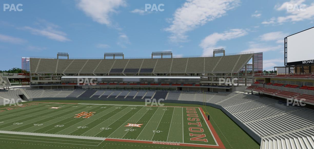 TDECU Stadium - Section 226 Seat View