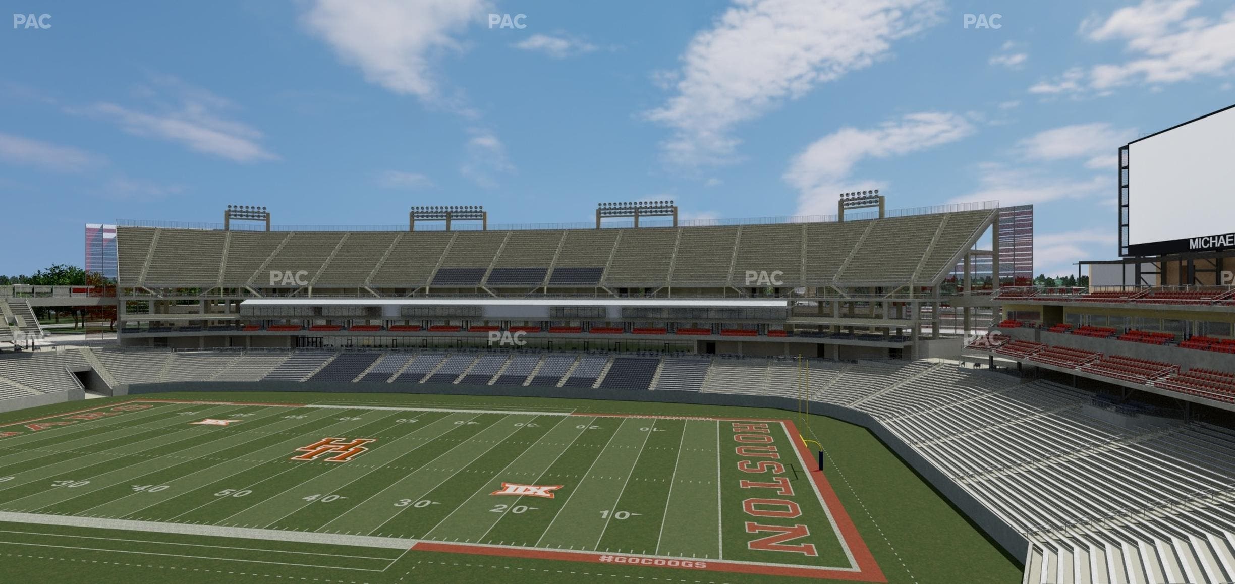 TDECU Stadium - Section 226 Seat View
