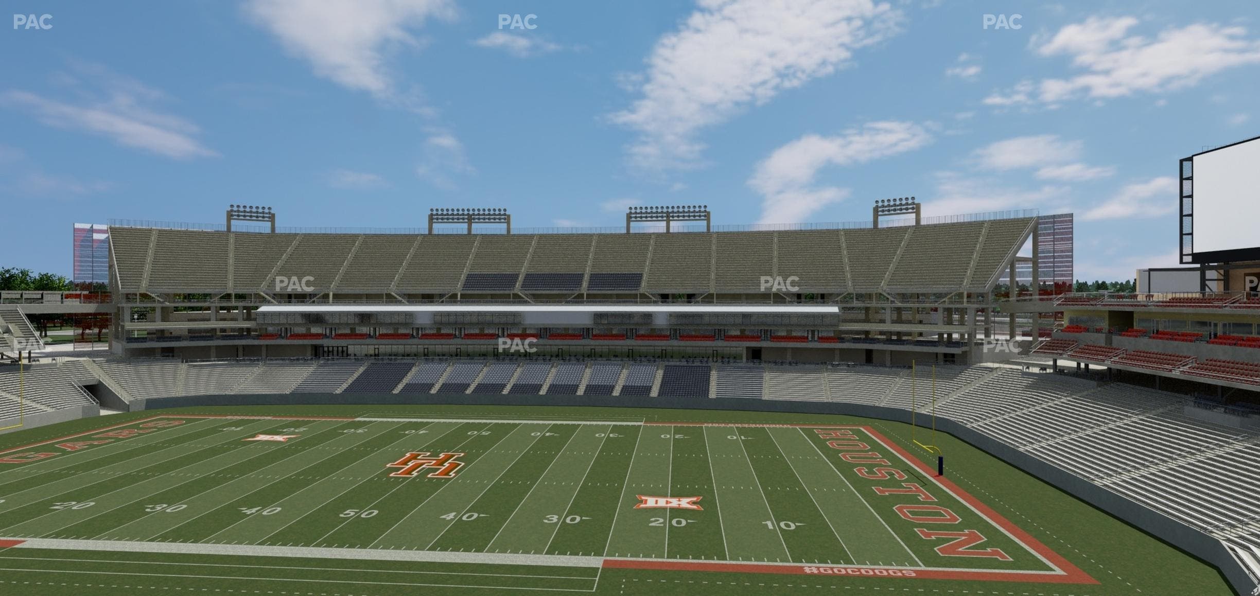 TDECU Stadium - Section 227 Seat View