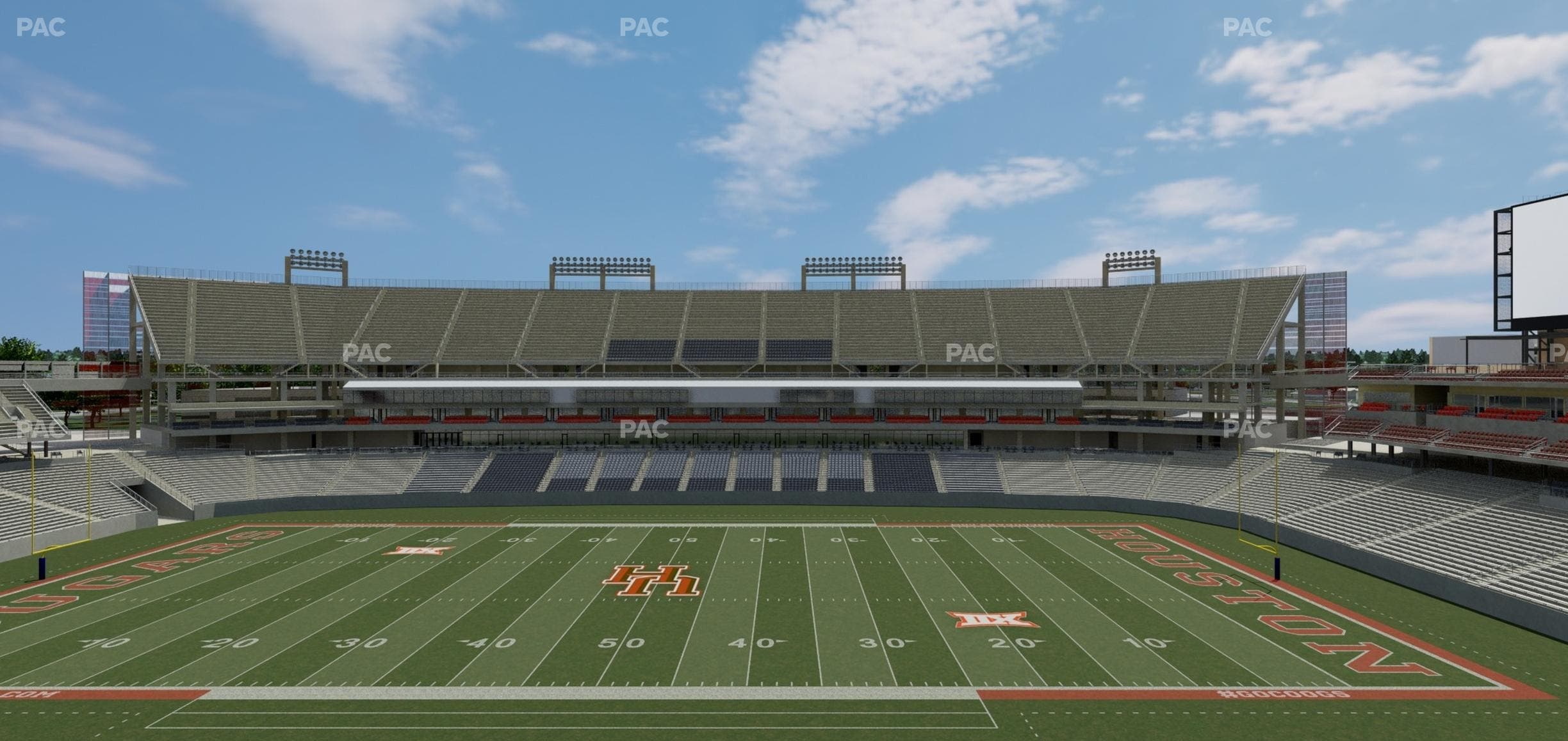 TDECU Stadium - Section 228 Seat View