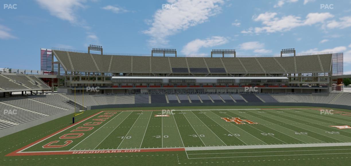 TDECU Stadium - Section 231 Seat View