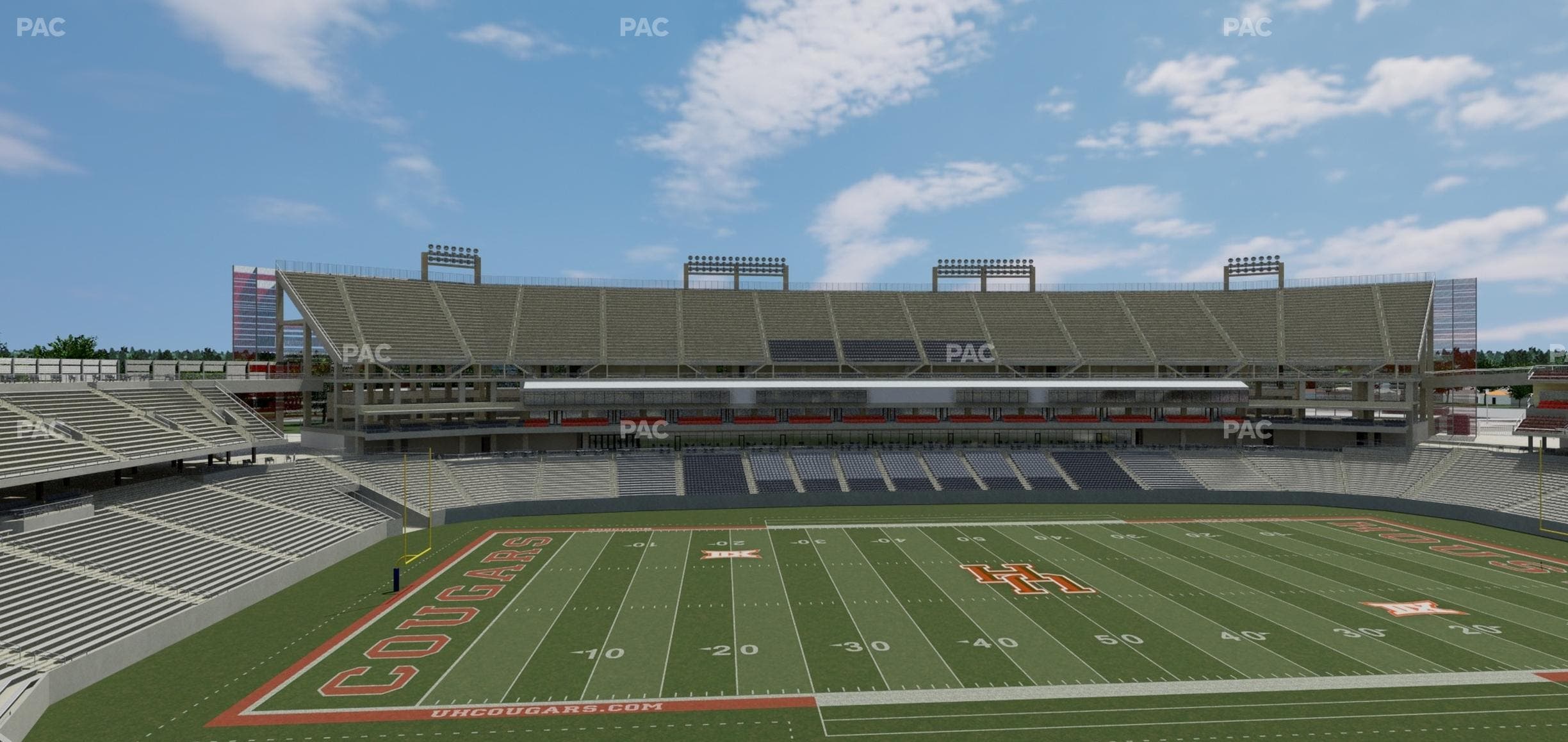 TDECU Stadium - Section 231 Seat View