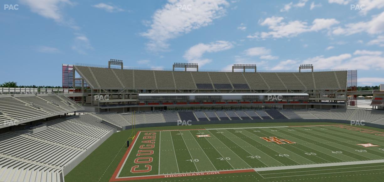 TDECU Stadium - Section 232 Seat View