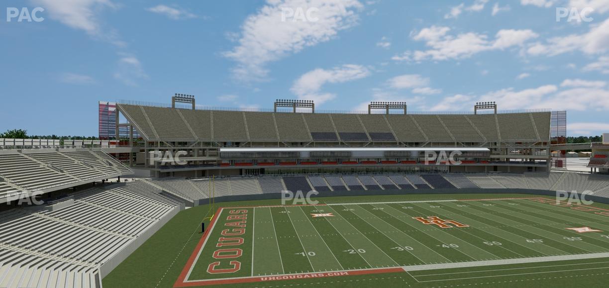 TDECU Stadium - Section 232 Seat View