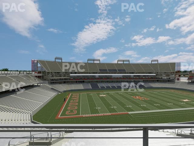 TDECU Stadium - Section 232 Seat View
