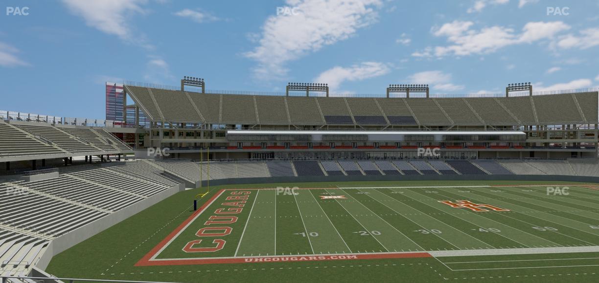 TDECU Stadium - Section 232 Seat View