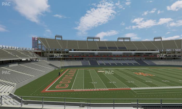 TDECU Stadium - Section 232 Seat View