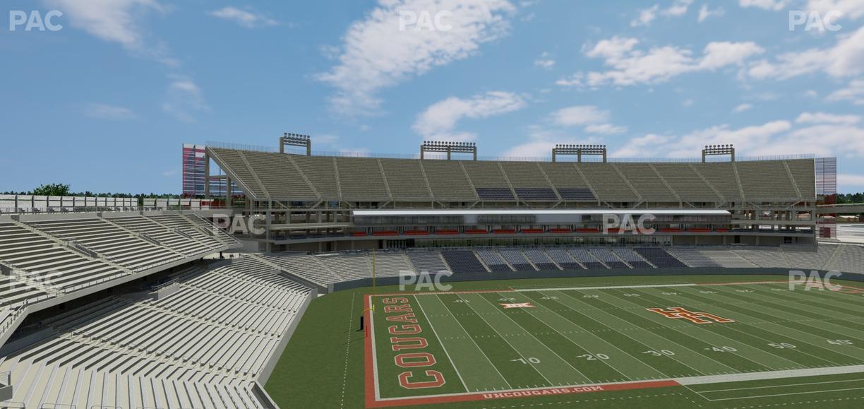 TDECU Stadium - Section 233 Seat View