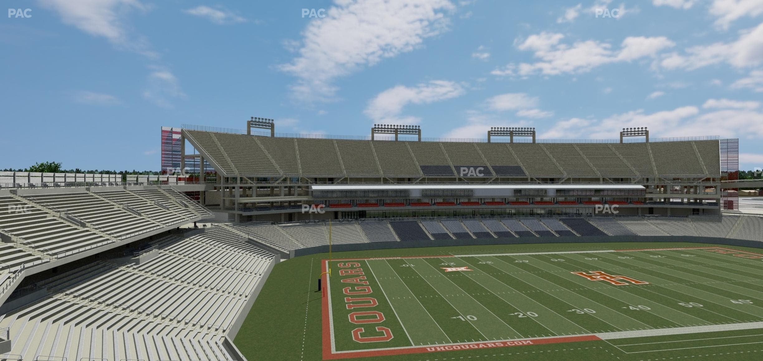 TDECU Stadium - Section 233 Seat View