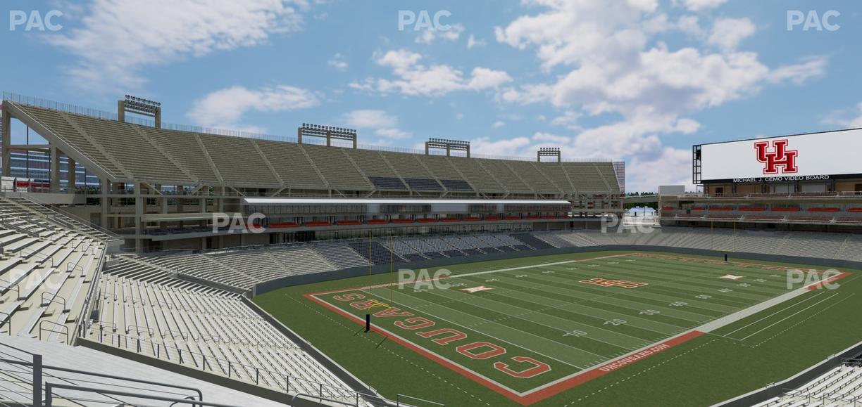 TDECU Stadium - Section 235 Seat View