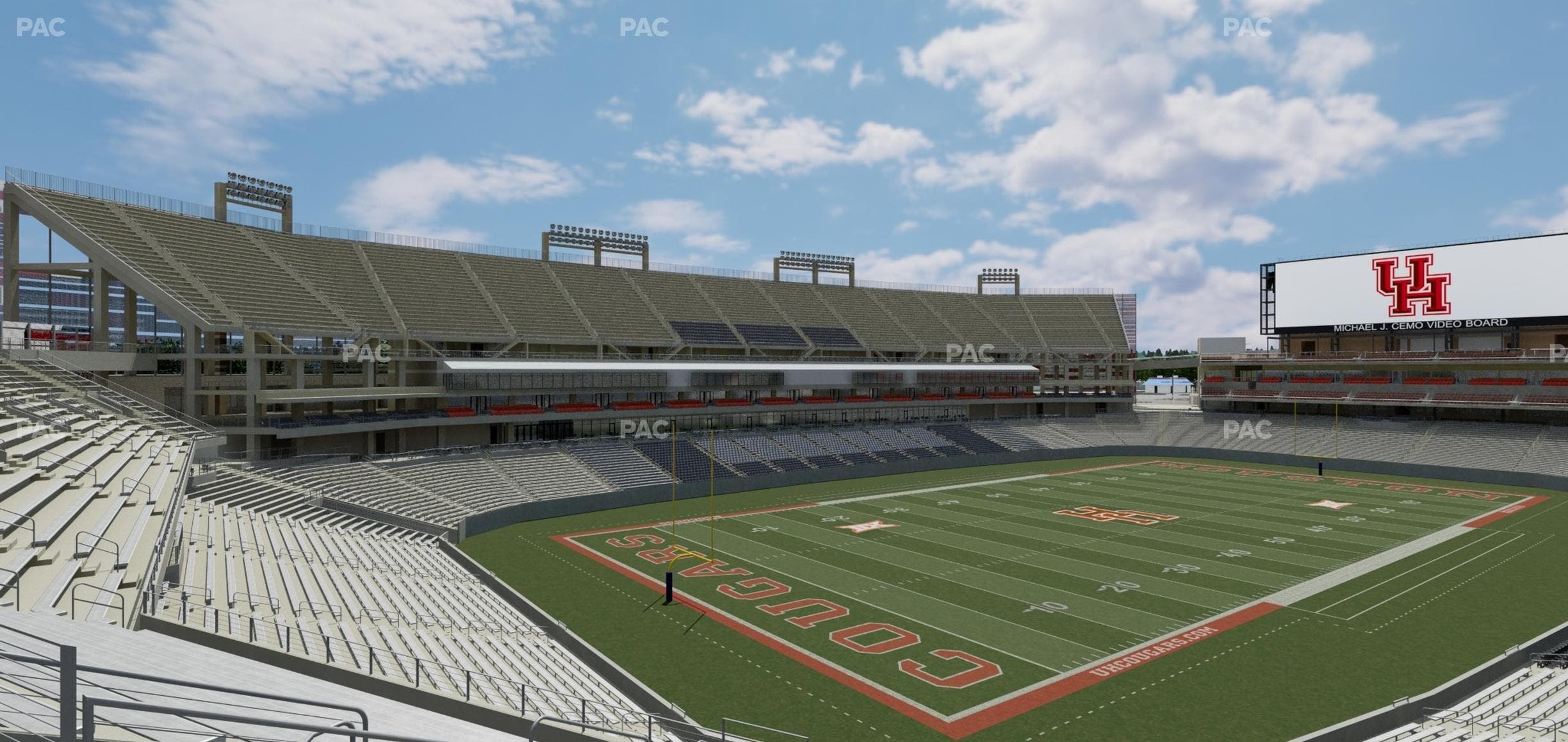 TDECU Stadium - Section 235 Seat View