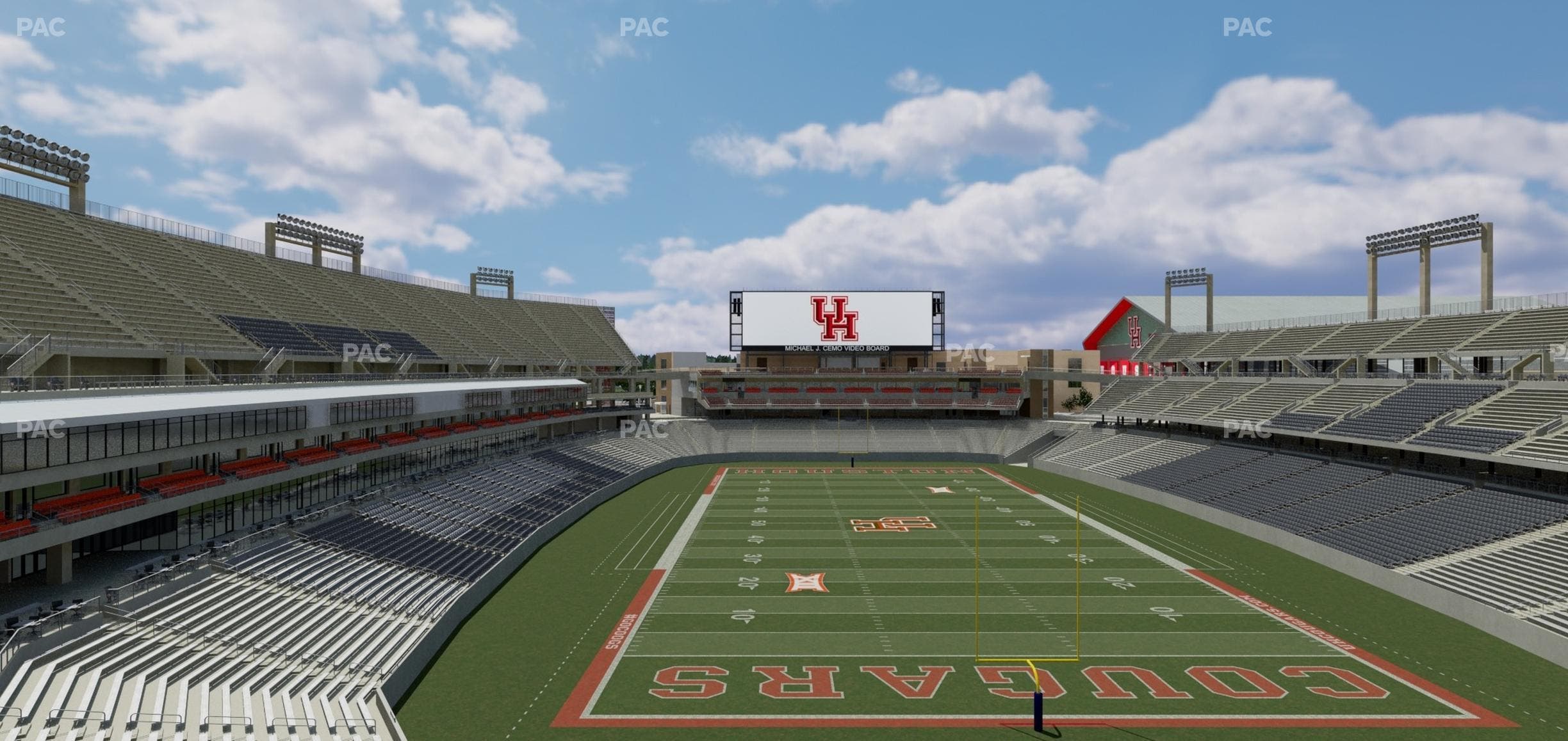 TDECU Stadium - Section 240 Seat View