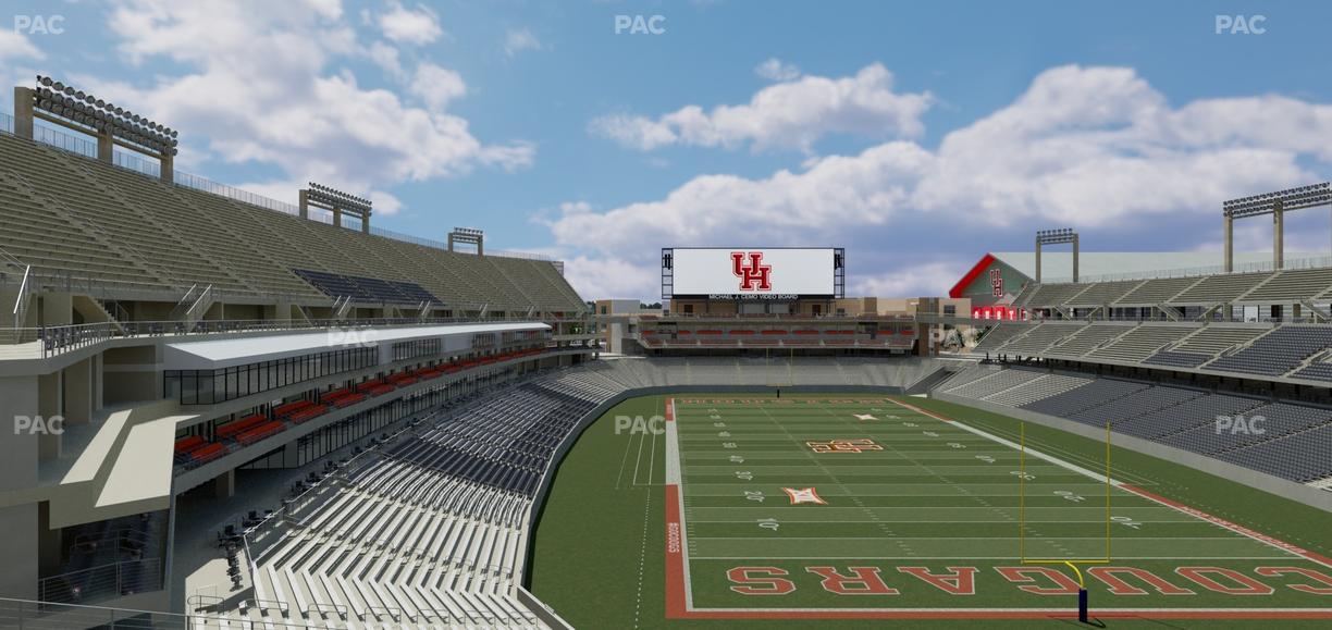 TDECU Stadium - Section 241 Seat View