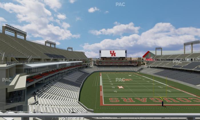 TDECU Stadium - Section 241 Seat View