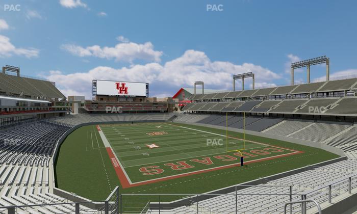 TDECU Stadium - Section 242 Seat View