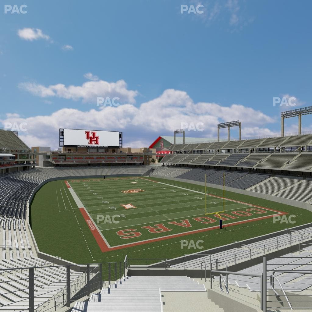 TDECU Stadium - Section 242 Seat View