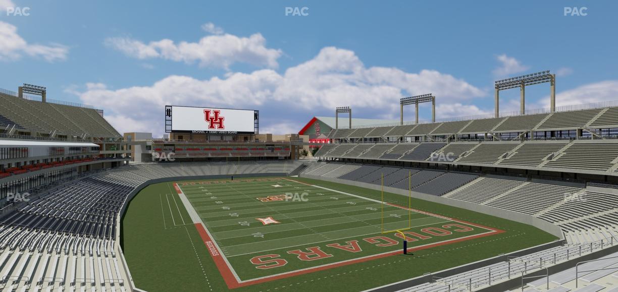 TDECU Stadium - Section 242 Seat View