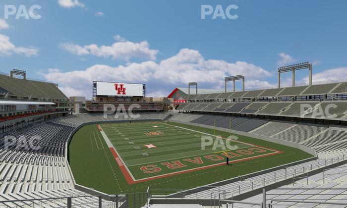 TDECU Stadium - Section 242 Seat View